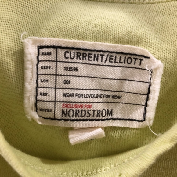 Current/Elliott for Nordstrom; Tank Green - Picture 2 of 3